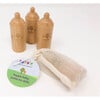 Bamboo Baby Bottle, Natural - Doll Accessories - 4