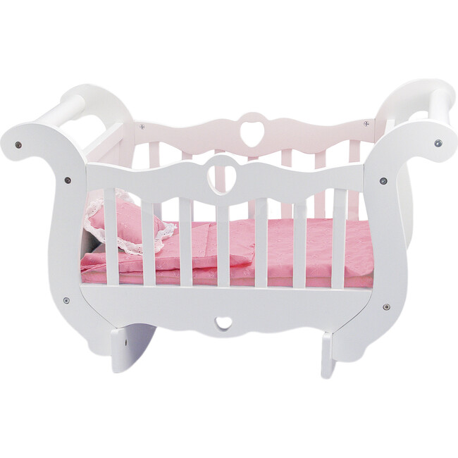 Wooden Doll Crib - Doll Accessories - 1