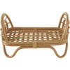 Rattan Rainbow Doll Bed, Natural - Doll Accessories - 1 - thumbnail