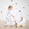 Children's Wooden Toy Pram - Doll Accessories - 4