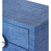 Amelle Raffia Side Table, Blue - Wall Décor - 4