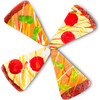 Cheesy Pizza Handmade Sidewalk Chalk - Arts & Crafts - 2 - thumbnail