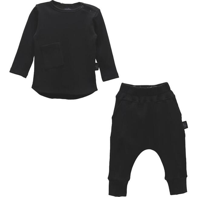 Pocket Outfit, Black - Mixed Apparel Set - 1 - zoom