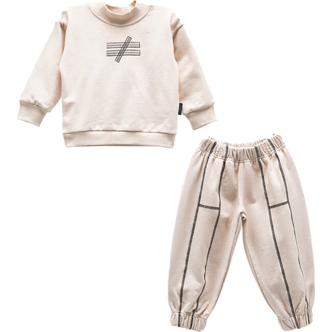Logo Tracksuit, Beige