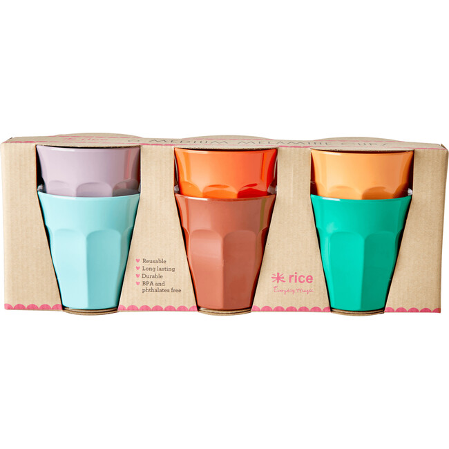 Set of 6 Melamine Cups, Follow The Call of The Disco Ball