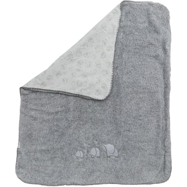 Welsoft Blanket, Gray - Blankets - 1