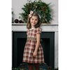Eleni Rust Tartan Dress - Dresses - 4 - thumbnail