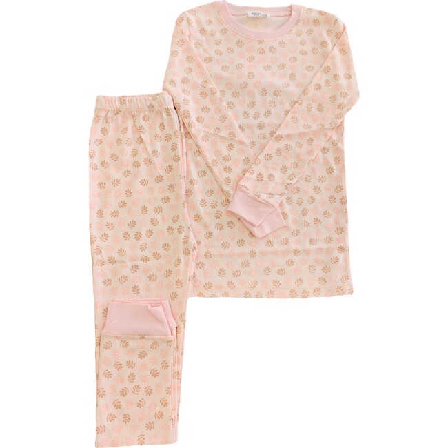 Pink and Brown Leafs Pajamas