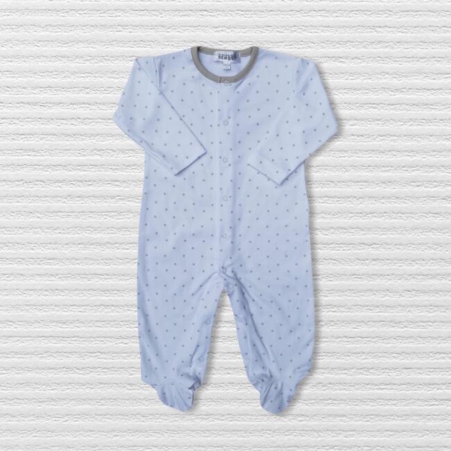 Footie Dots, Grey