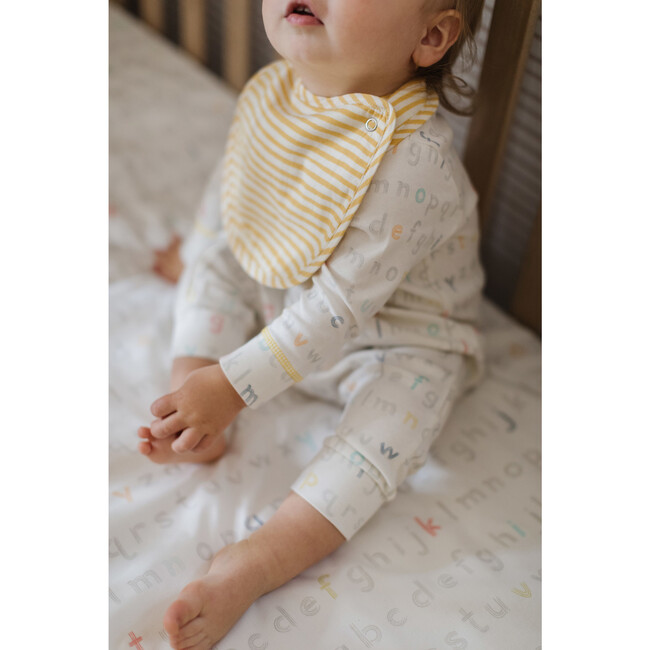 Alphabet Crib Sheet, White Pehr Sheets