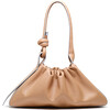 Tina Baguette Nappa, Ruched Almond - Bags - 1 - thumbnail