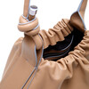 Tina Baguette Nappa, Ruched Almond - Bags - 3