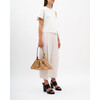 Tina Baguette Nappa, Ruched Almond - Bags - 4