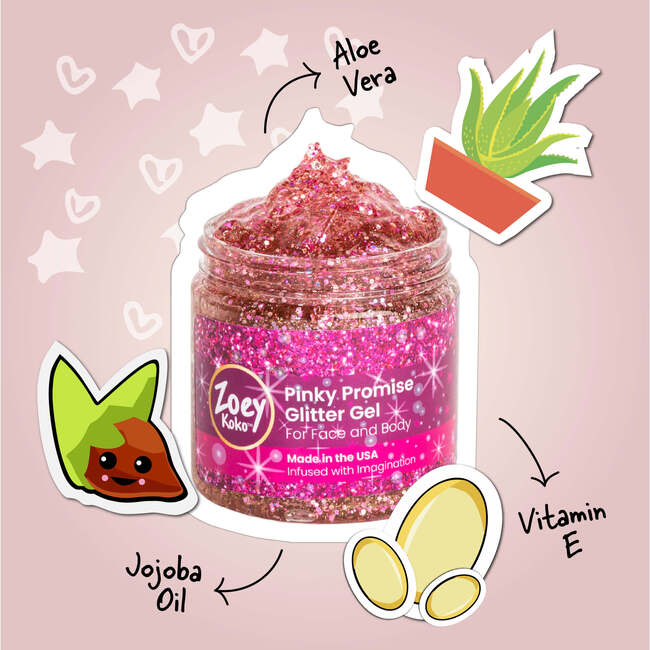 Pinky Promise Glitter Gel - Bubble Bath - 3