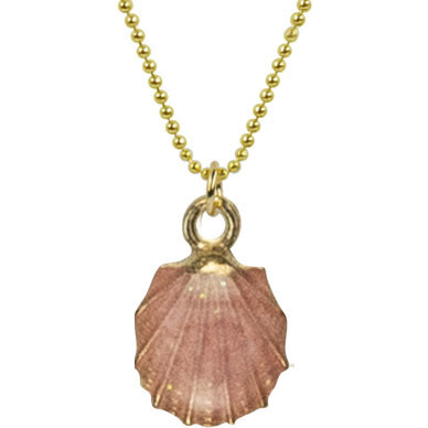Shell Necklace, Pink
