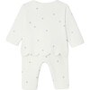 Baby Snowflakes Pants Set, White - Mixed Apparel Set - 2