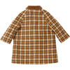 Chee Baby Coat, Brown Check - Coats - 2 - thumbnail