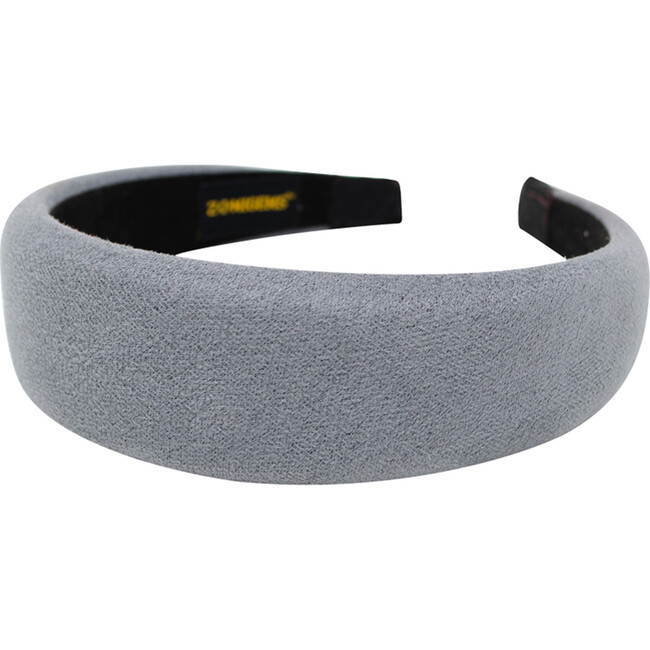 Suede Hairband, Grey