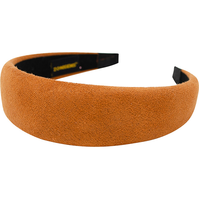 Suede Hairband, Brown