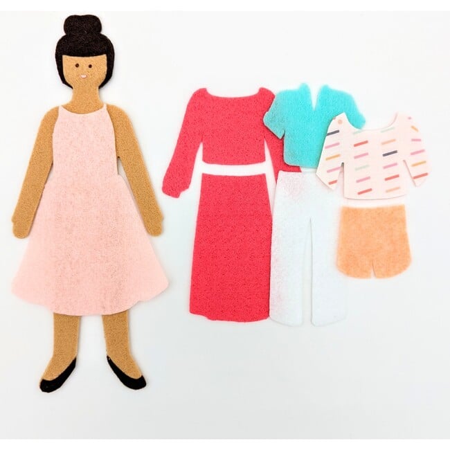 Starter Felt Girl, Caramel - Dolls - 5