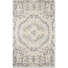 Hand-Tufted Wool Blend Rug, Floral Garden - Rugs - 1 - thumbnail