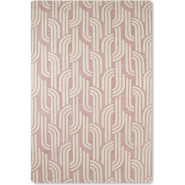 Hand-Tufted Wool Blend Rug, Rose Links