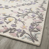 Hand-Tufted Wool Blend Rug, Floral Garden - Rugs - 3