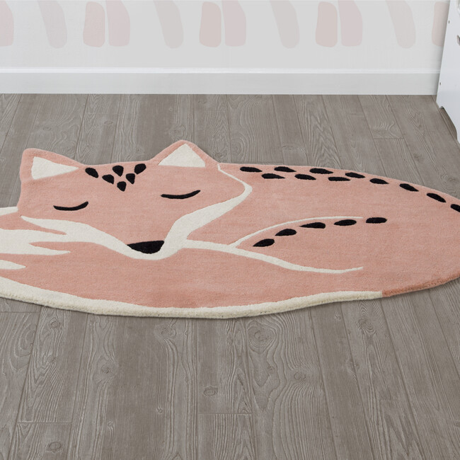 Hand-Tufted 100% Wool Rug, Fox - Rugs - 2