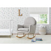 Ella Rocker, Limestone with Bronze/Natural Base - Nursery Chairs - 2