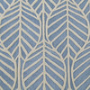 Hand-Tufted 100% Wool Rug, Blue Palm - Rugs - 4