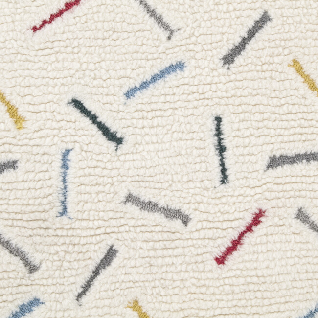 Hand-Tufted 100% Wool Rug, Colored Sprinkles - Rugs - 4