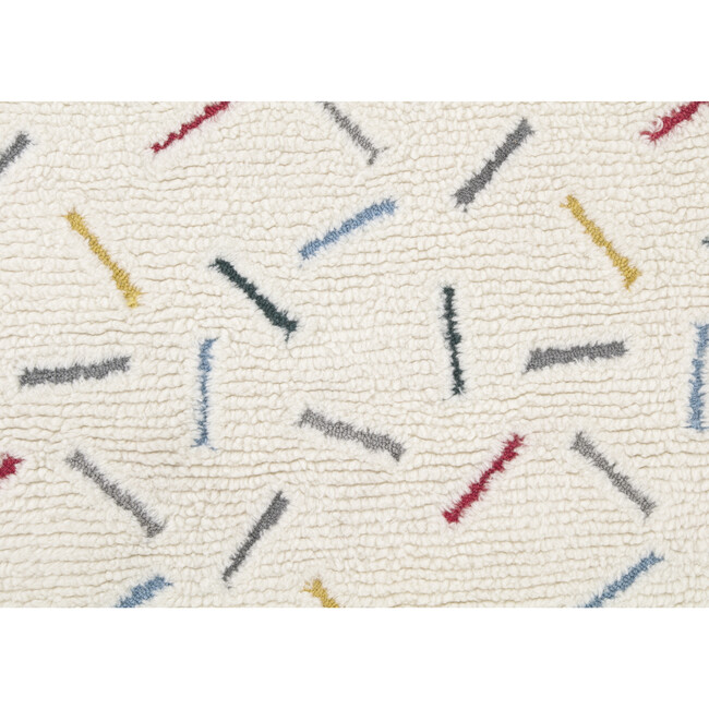 Hand-Tufted 100% Wool Rug, Colored Sprinkles - Rugs - 5