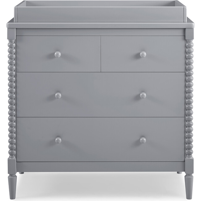 Saint 4 Drawer Dresser with Changing Top, Grey