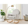 Ella Rocker, Limestone with Bronze/Natural Base - Nursery Chairs - 3