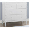 Saint 4 Drawer Dresser with Changing Top, Bianca White - Dressers - 3