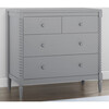 Saint 4 Drawer Dresser with Changing Top, Grey - Dressers - 3