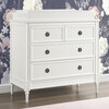 Madeline 4 Drawer Dresser with Changing Top, Bianca White - Dressers - 2