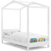 Poppy House Twin Bed, Bianca White - Beds - 1 - thumbnail