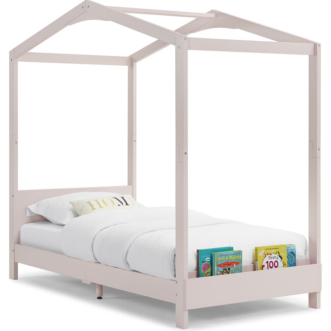 Poppy House Twin Bed, Blush Pink
