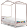 Poppy House Twin Bed, Blush Pink - Beds - 1 - thumbnail