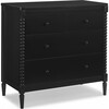 Saint 4 Drawer Dresser with Changing Top, Black - Dressers - 4