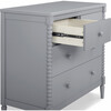 Saint 4 Drawer Dresser with Changing Top, Grey - Dressers - 6