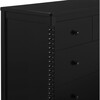 Saint 4 Drawer Dresser with Changing Top, Black - Dressers - 5