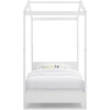 Poppy House Twin Bed, Bianca White - Beds - 3