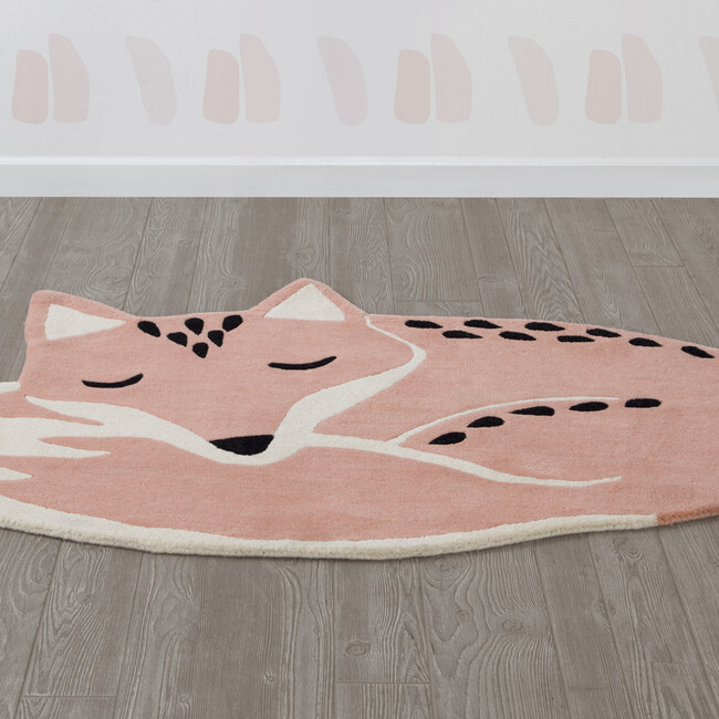 Hand-Tufted 100% Wool Rug, Fox - Rugs - 4