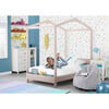 Poppy House Twin Bed, Blush Pink - Beds - 2