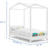 Poppy House Twin Bed, Bianca White - Beds - 6
