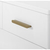 Sloane 4 Drawer Dresser with Changing Top, Bianca White/Melted Bronze - Dressers - 6 - thumbnail