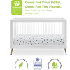 Sloane 4-in-1 Acrylic Convertible Crib Set, Bianca White/Melted Bronze - Cribs - 3