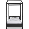 Poppy House Twin Bed, Midnight Grey - Beds - 3 - thumbnail